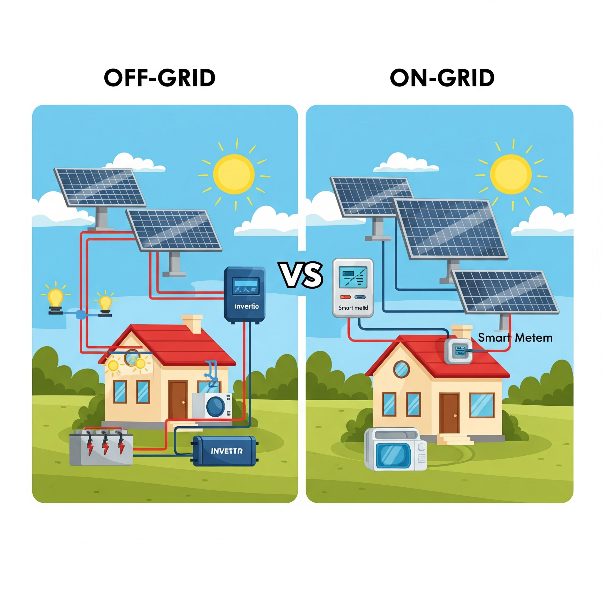 Off-Grid Sistem mi, On-Grid mi? Hangisi Sizin İçin Uygun?